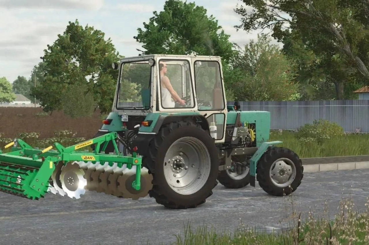 Дискова борона DAN 2.5 Premium для Farming Simulator 25