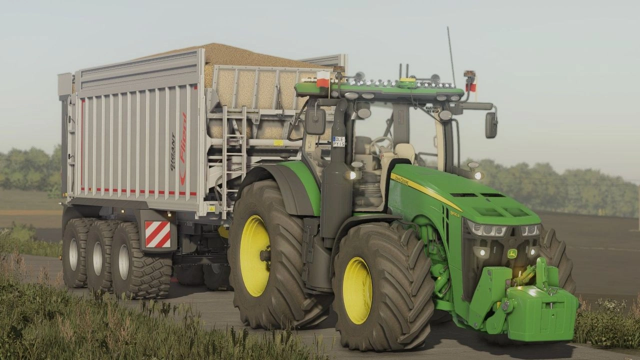 Трактор John Deere 8R 2014 для Farming Simulator 22