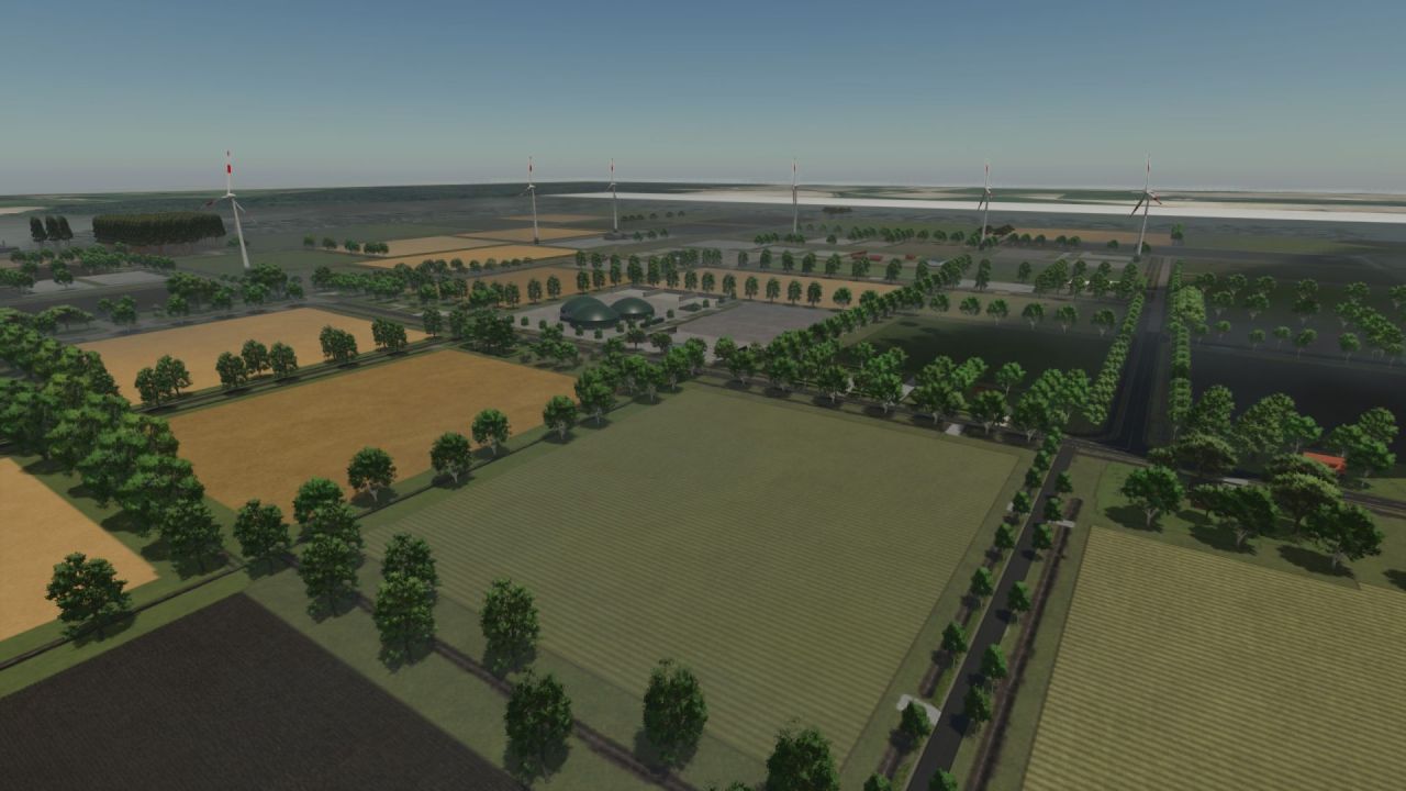 Карта Landschaftspolder для Farming Simulator 25