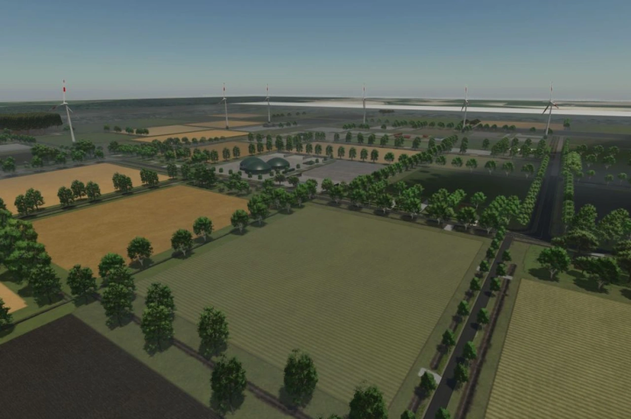 Карта Landschaftspolder для Farming Simulator 25