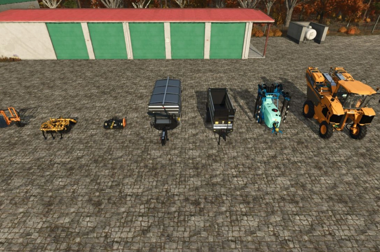 Інструменти для винограду та оливок для Farming Simulator 25