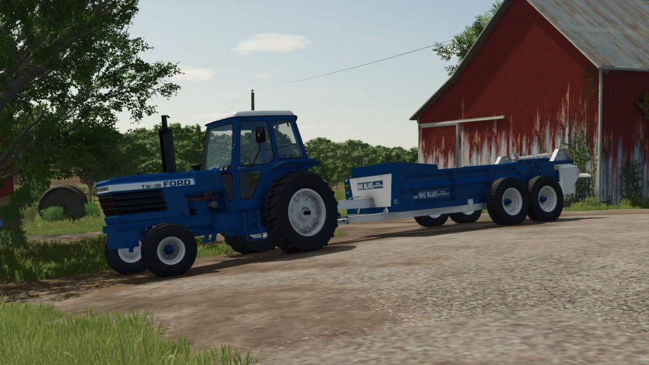 Розкидач гною Ford Big Blue для Farming Simulator 25