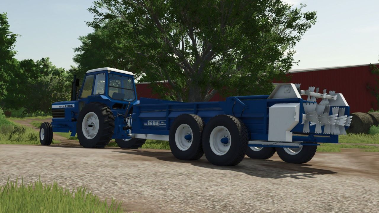 Розкидач гною Ford Big Blue для Farming Simulator 25