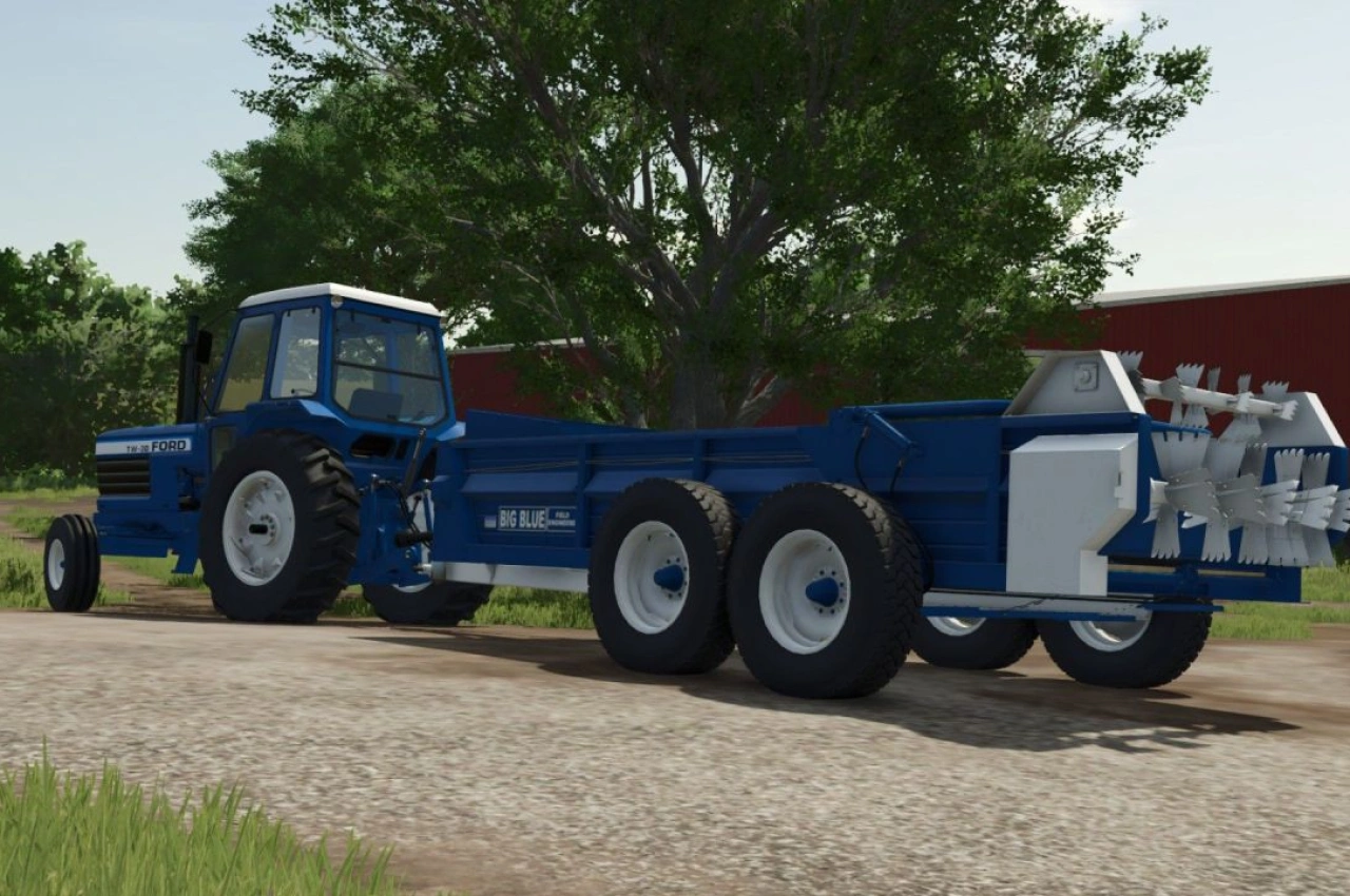 Розкидач гною Ford Big Blue для Farming Simulator 25