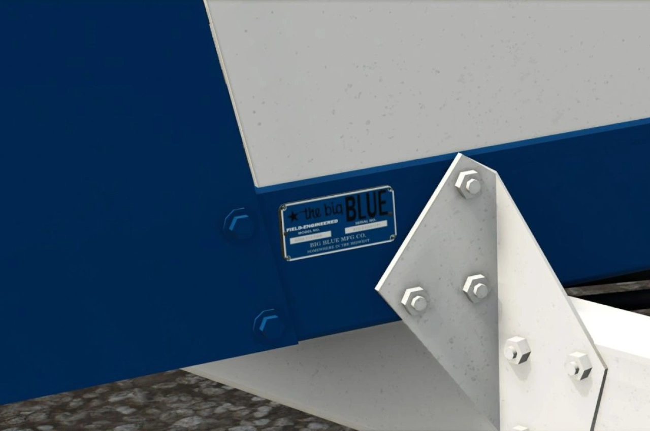 Розкидач гною Ford Big Blue для Farming Simulator 25