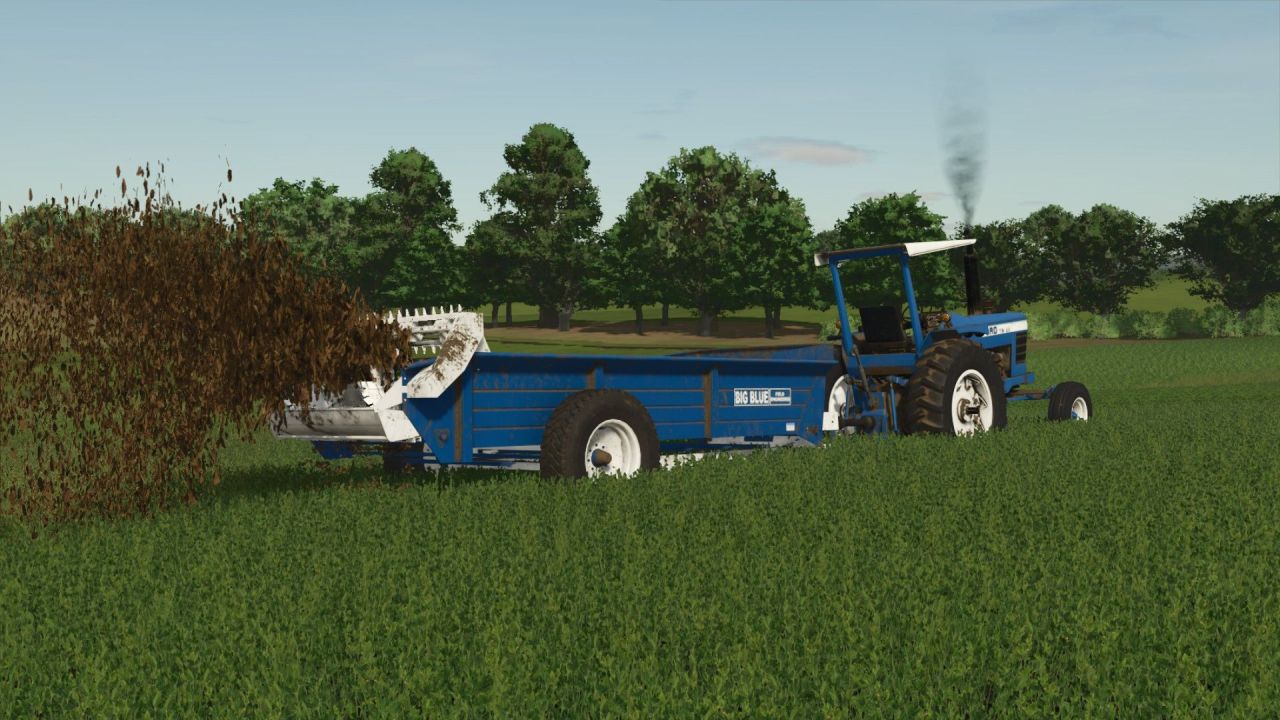 Розкидач гною Ford Big Blue для Farming Simulator 25