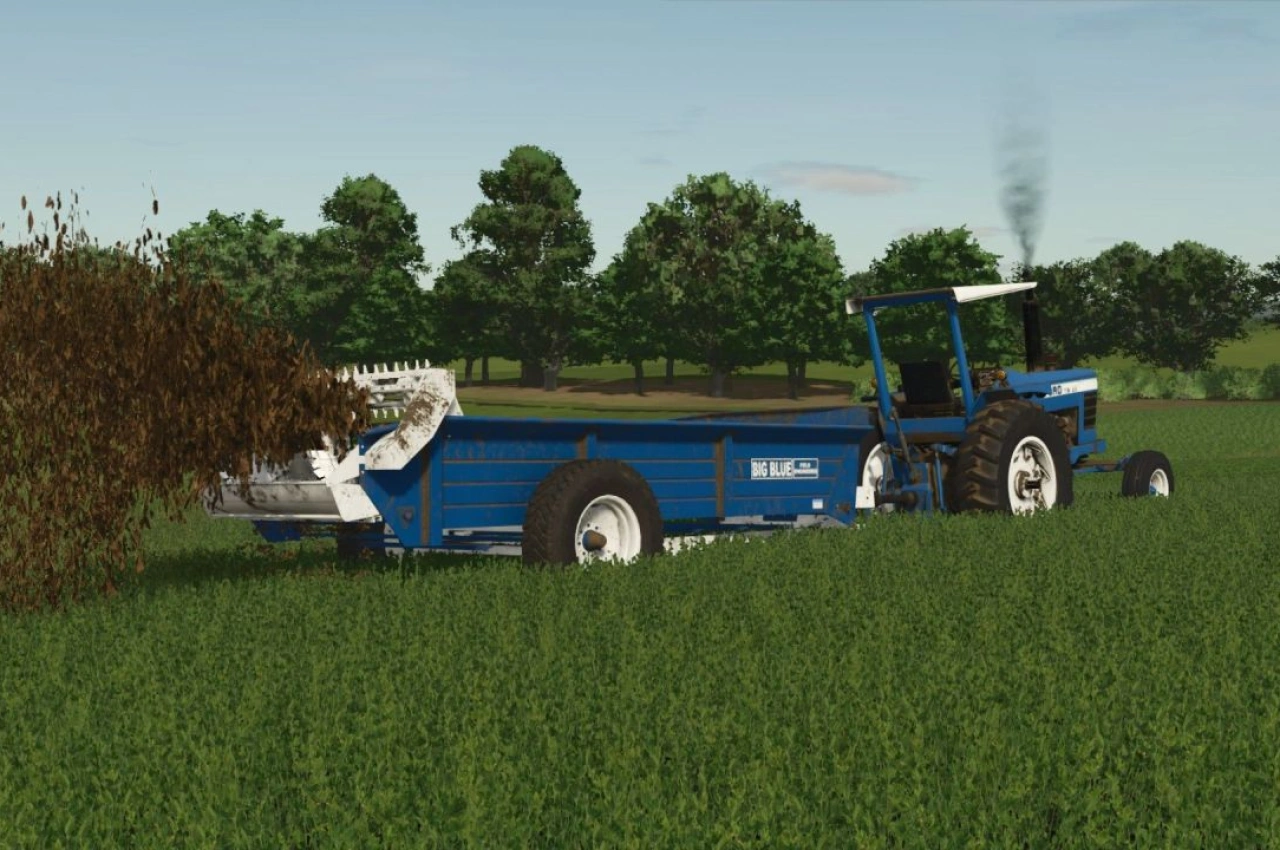 Розкидач гною Ford Big Blue для Farming Simulator 25