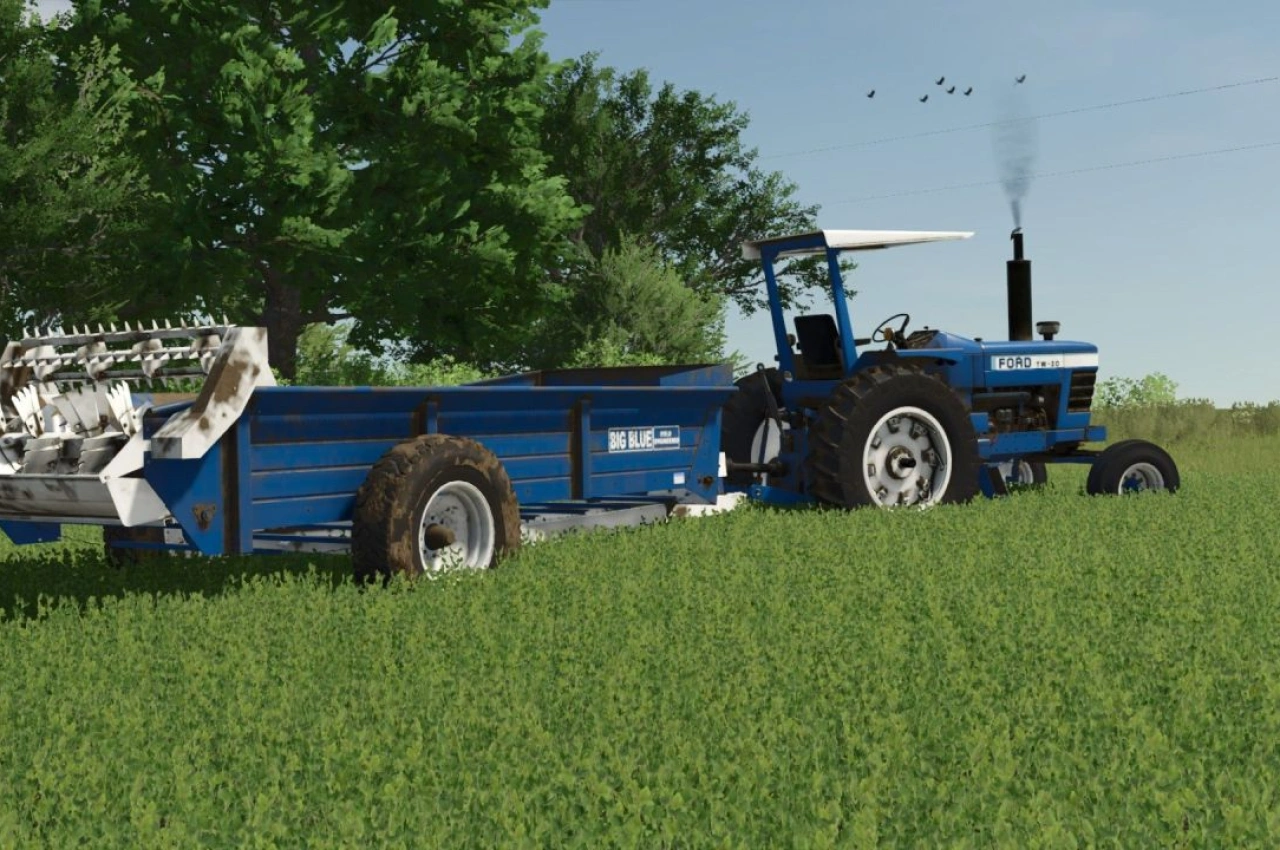 Розкидач гною Ford Big Blue для Farming Simulator 25