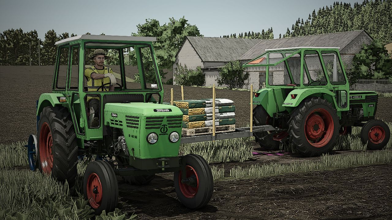Трактор Torpedo 4506 для Farming Simulator 25