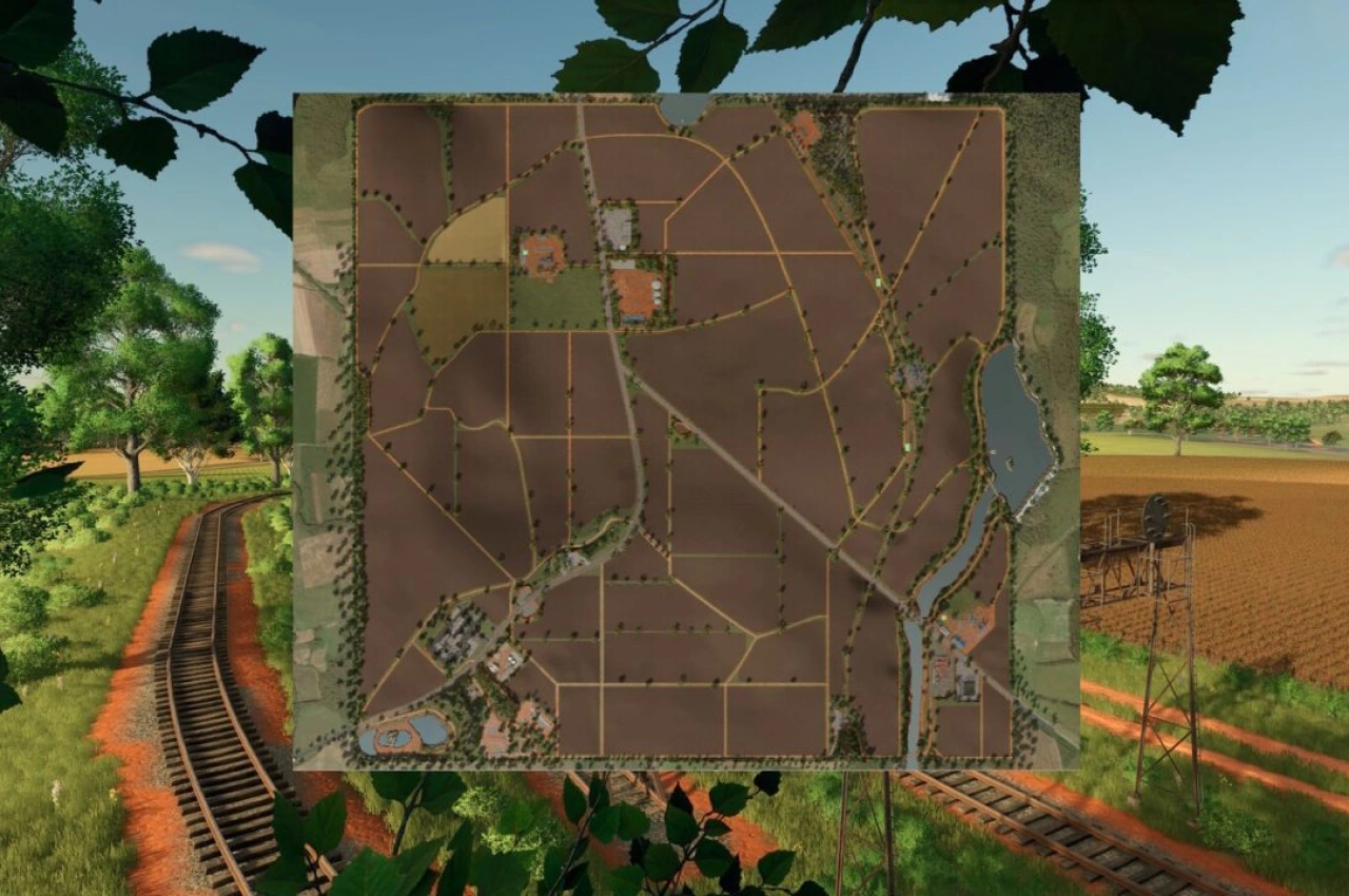 Карта Campos Gaúchos для Farming Simulator 25