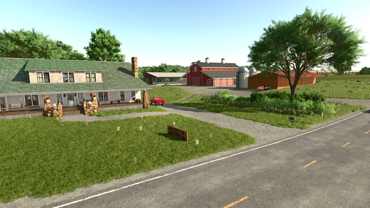 Карта Роллінг Фарmlands Мічиган для Farming Simulator 25