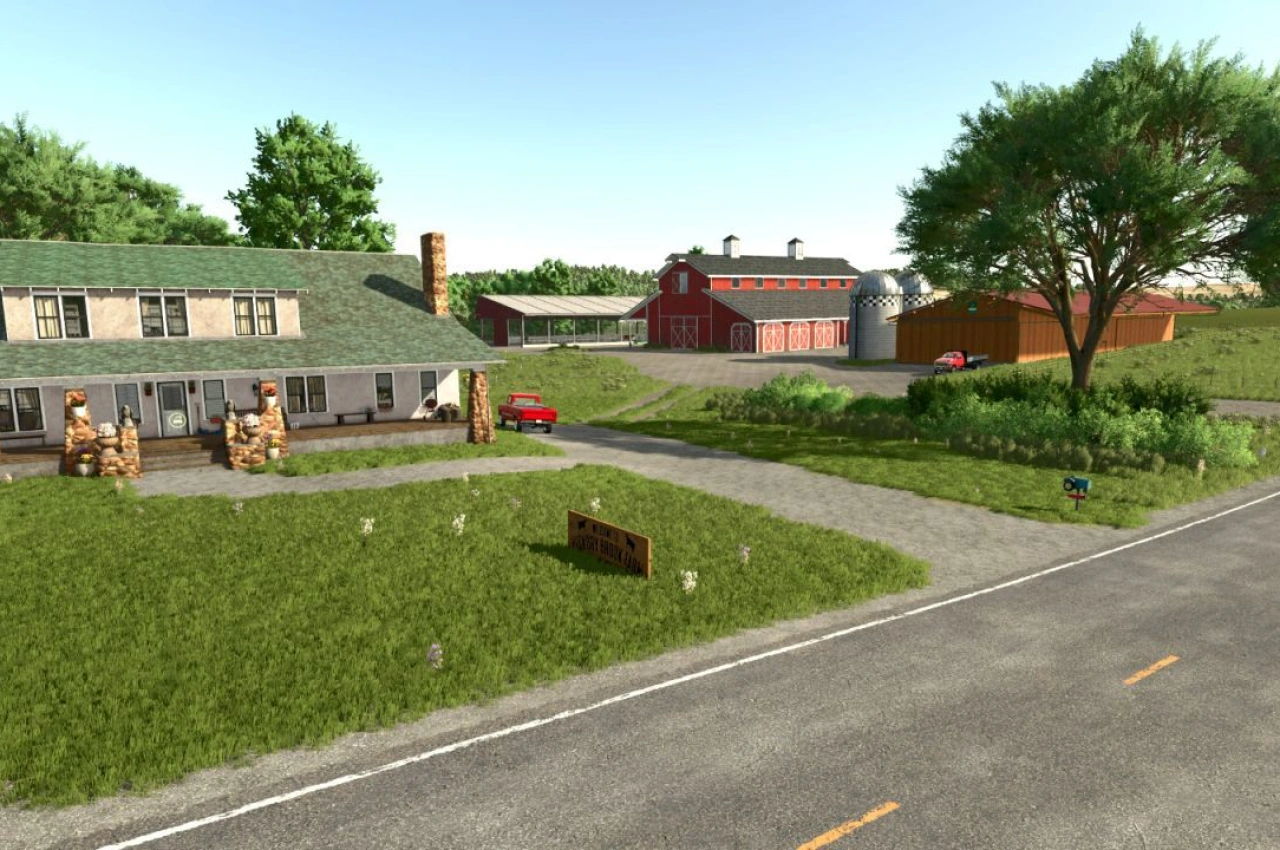 Карта Роллінг Фарmlands Мічиган для Farming Simulator 25