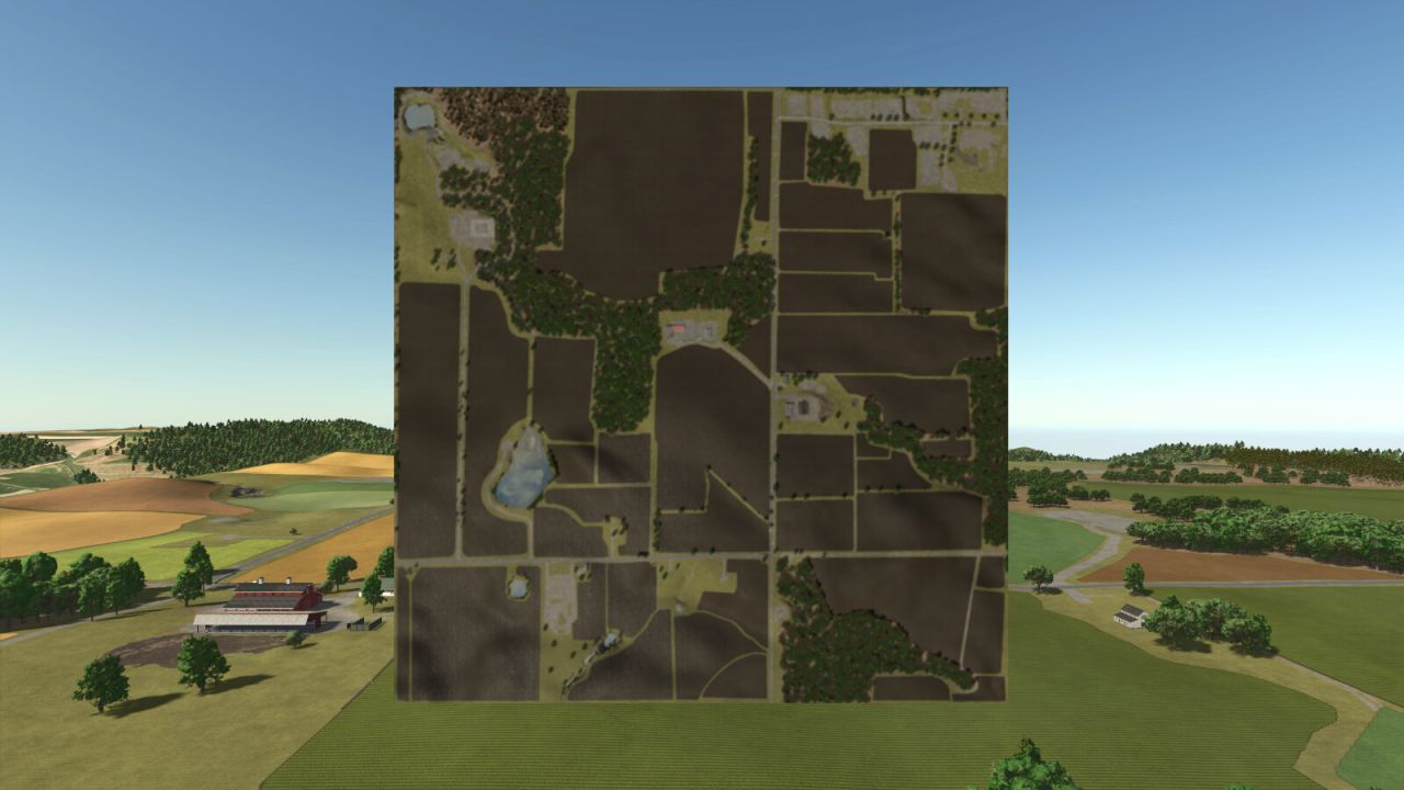 Mapa Rolling Farmlands Of Michigan do Farming Simulator 25