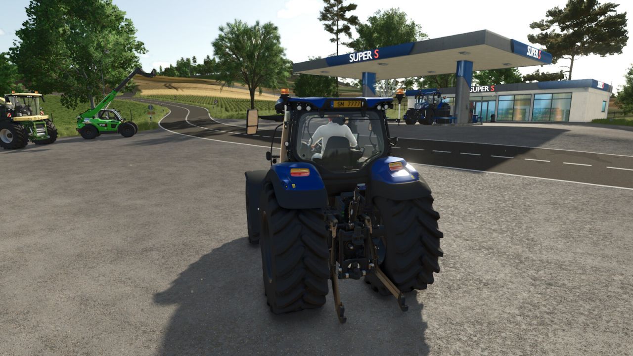 Traktor New Holland T7 SWB do Farming Simulator 25