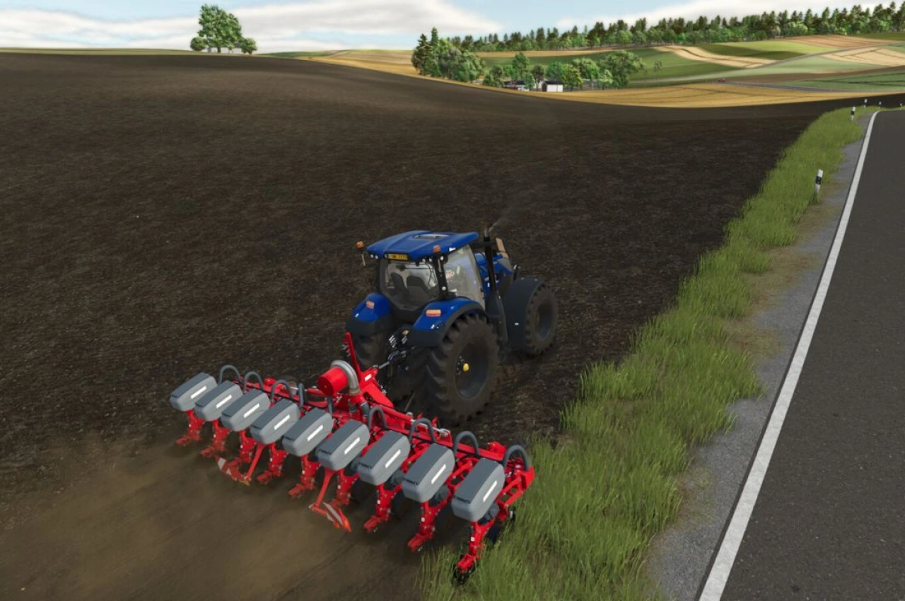 Трактор New Holland T7 SWB для Farming Simulator 25