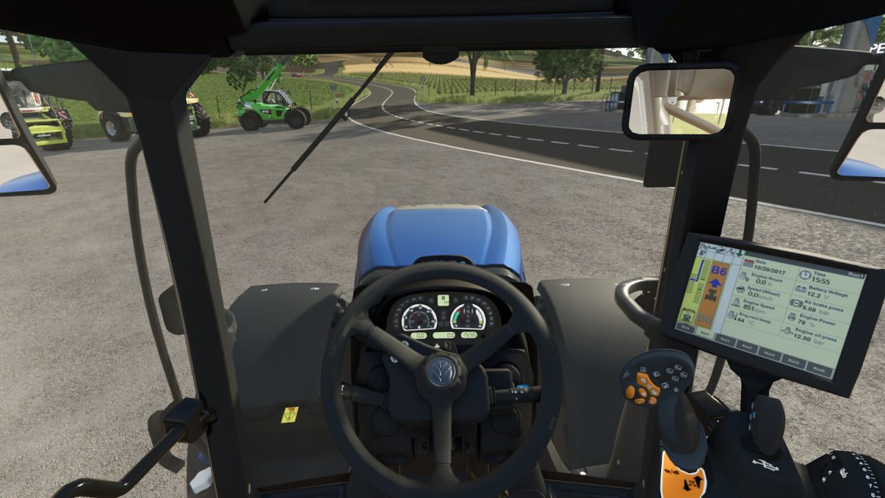 Traktor New Holland T7 SWB do Farming Simulator 25
