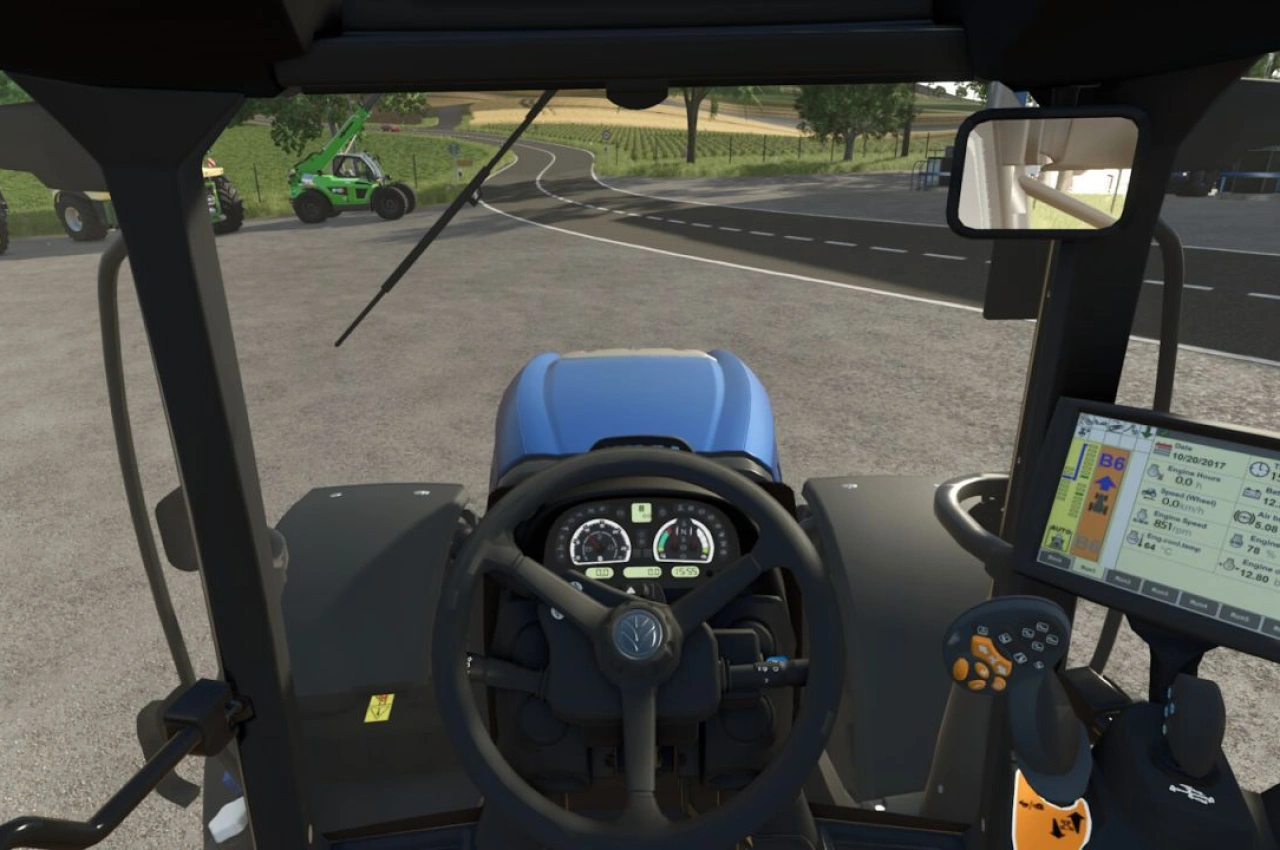 Трактор New Holland T7 SWB для Farming Simulator 25