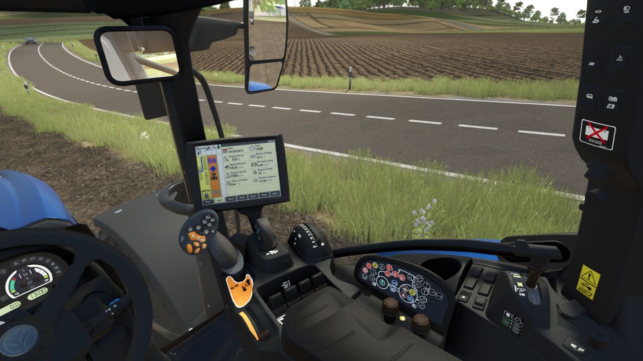 Traktor New Holland T7 SWB do Farming Simulator 25