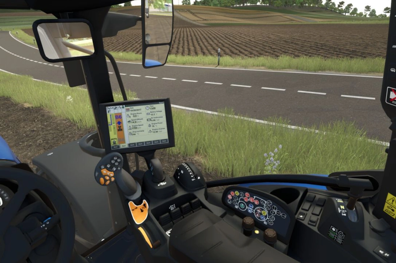 Трактор New Holland T7 SWB для Farming Simulator 25