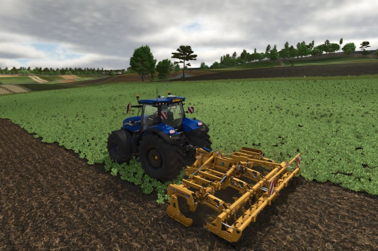 Трактор New Holland T7 XD для Farming Simulator 25