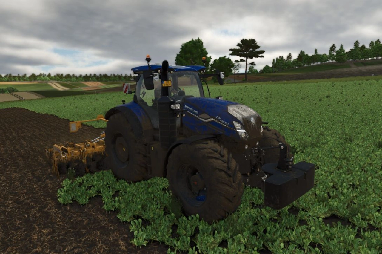 Трактор New Holland T7 XD для Farming Simulator 25