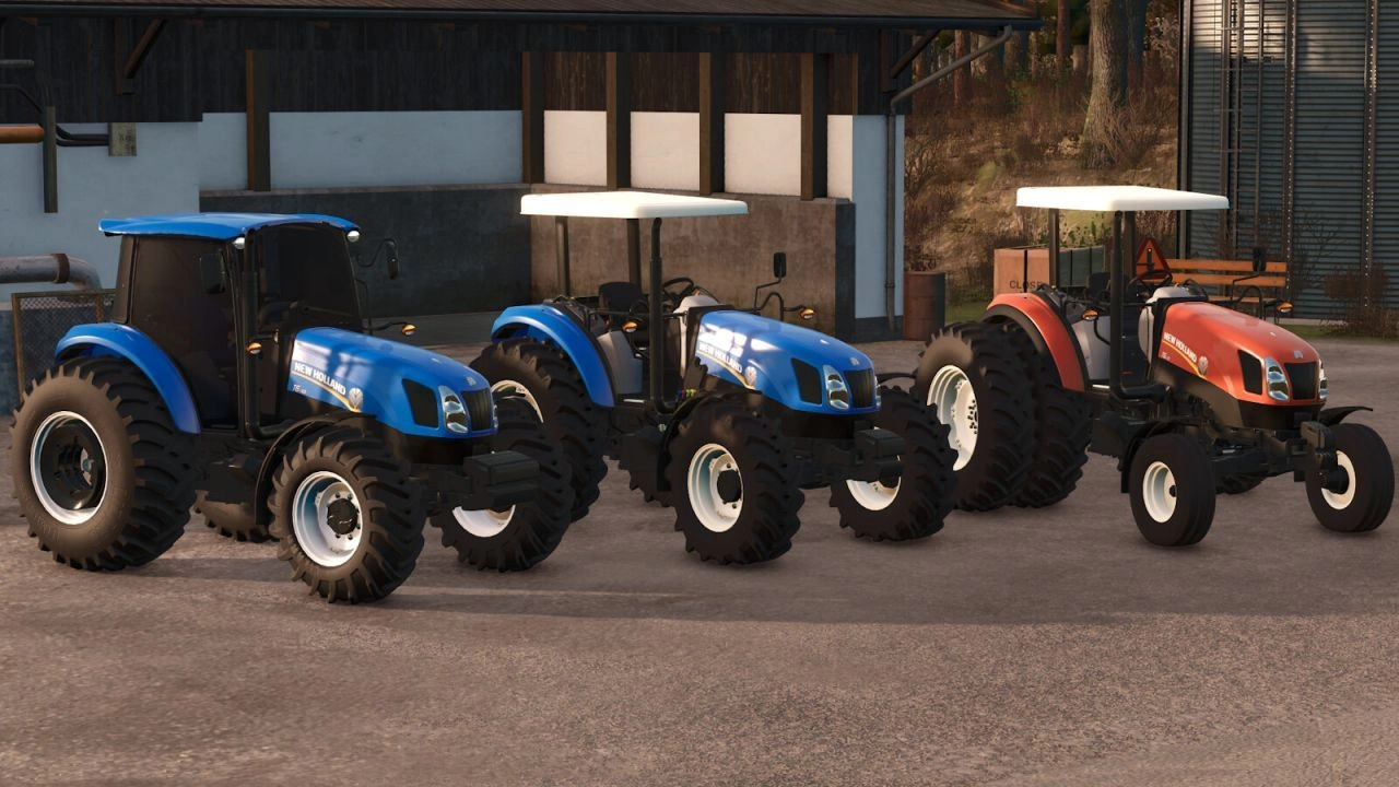 Трактор New Holland T6110 з навантажувачем 665TL для Farming Simulator 25
