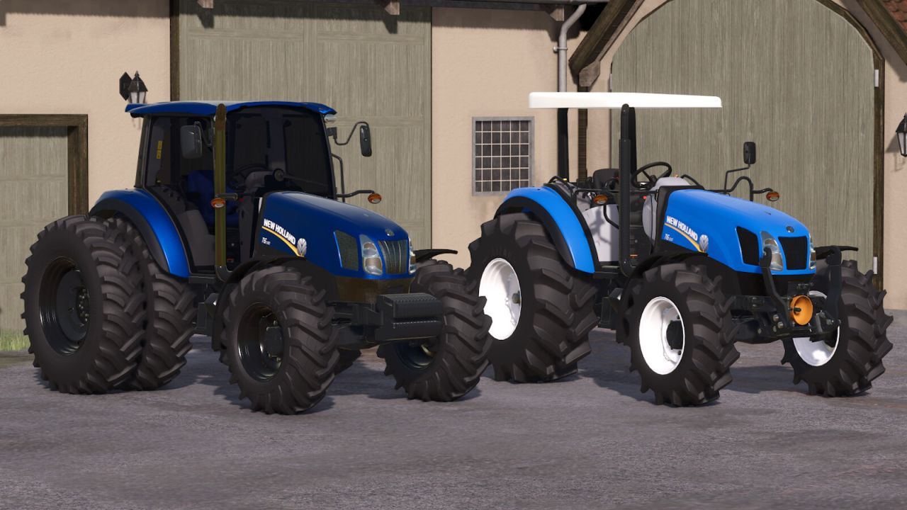 Трактор New Holland T6110 з навантажувачем 665TL для Farming Simulator 25