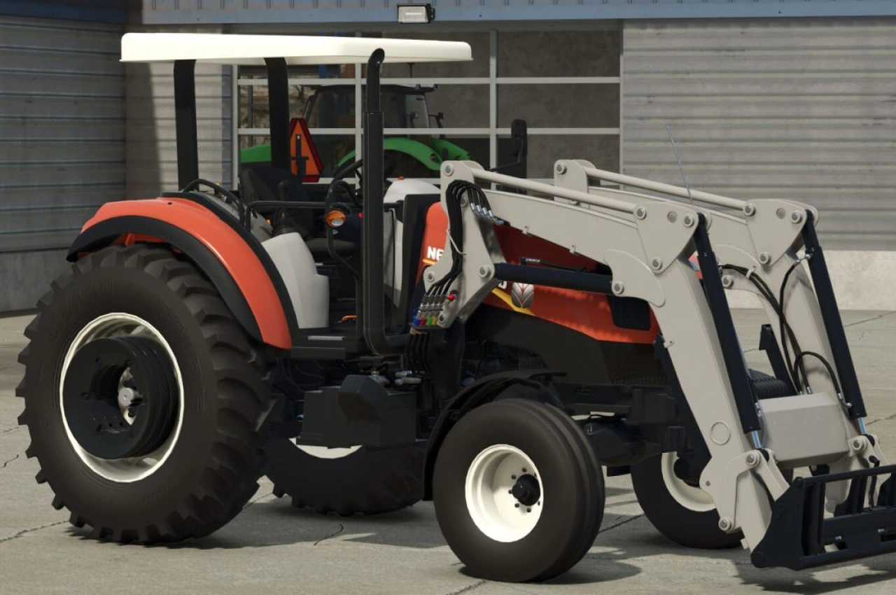 Трактор New Holland T6110 з навантажувачем 665TL для Farming Simulator 25