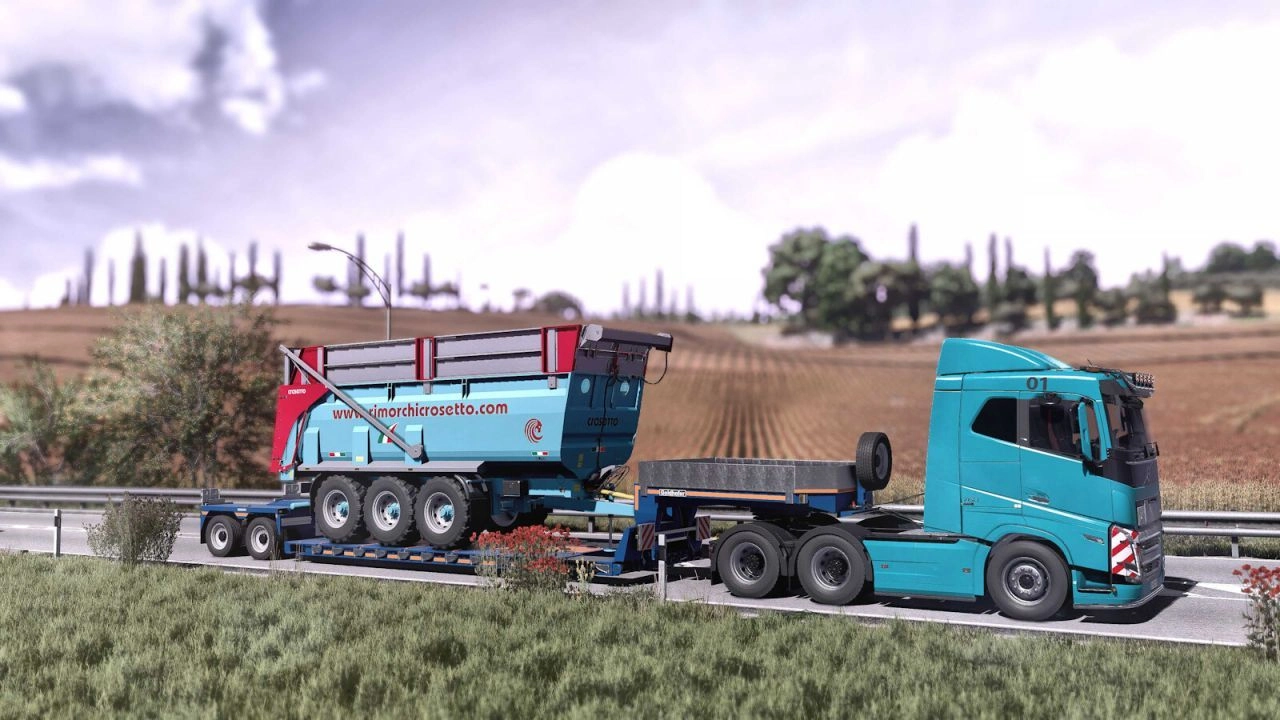 Причіп Crosetto NL27MR для Farming Simulator 25