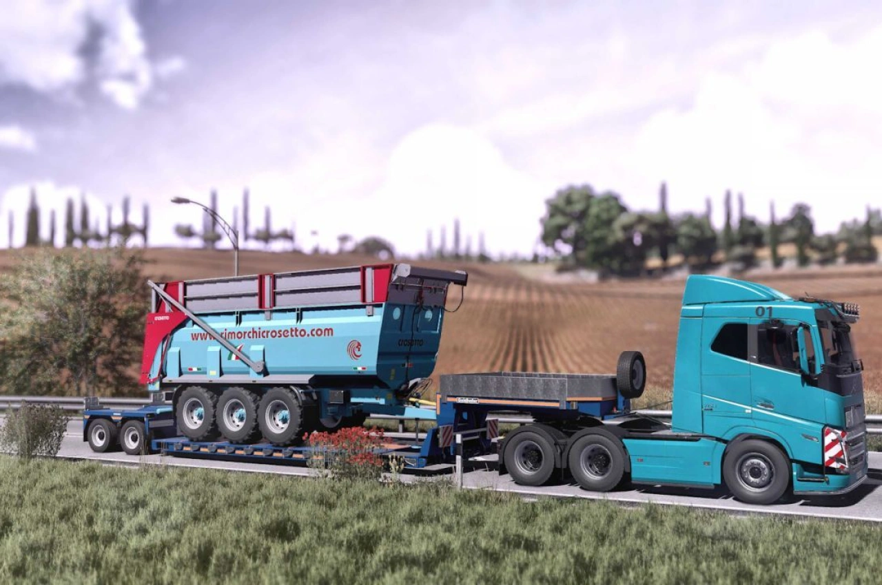 Причіп Crosetto NL27MR для Farming Simulator 25