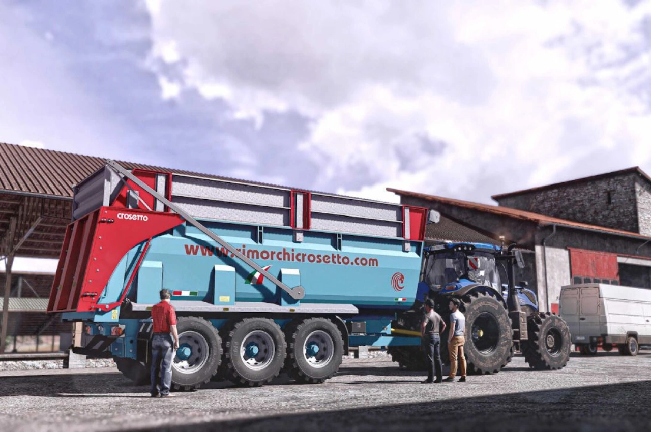 Причіп Crosetto NL27MR для Farming Simulator 25