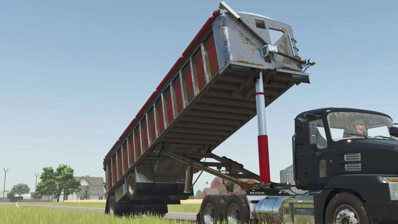 Причіп Lizard Trail Frameless End Dump для Farming Simulator 25