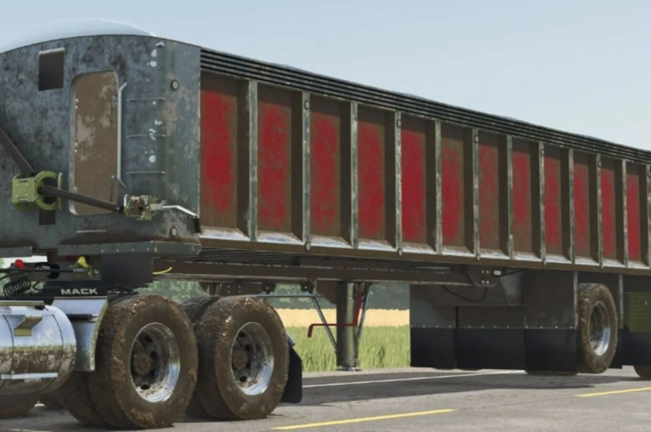 Причіп Lizard Trail Frameless End Dump для Farming Simulator 25