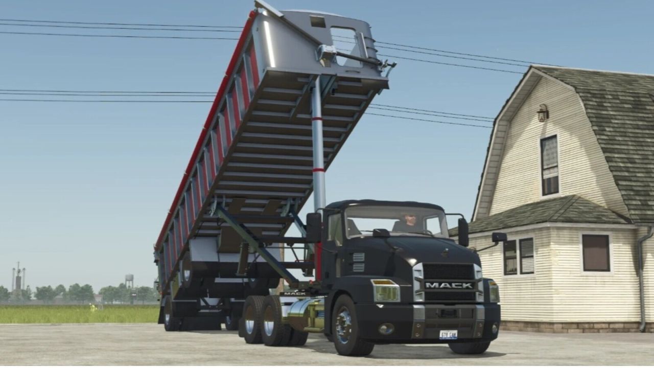 Причіп Lizard Trail Frameless End Dump для Farming Simulator 25