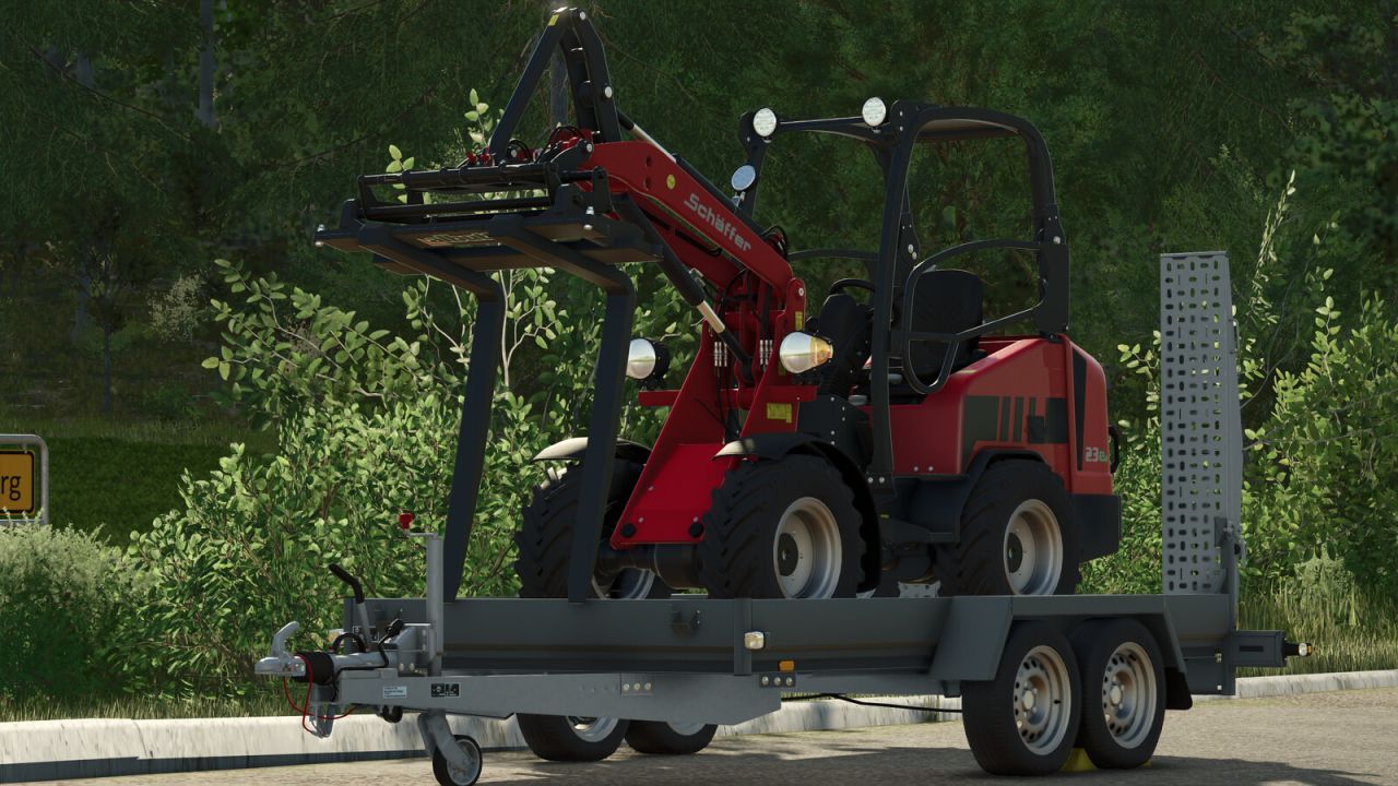 Трейлер Stema Bauma для Farming Simulator 25