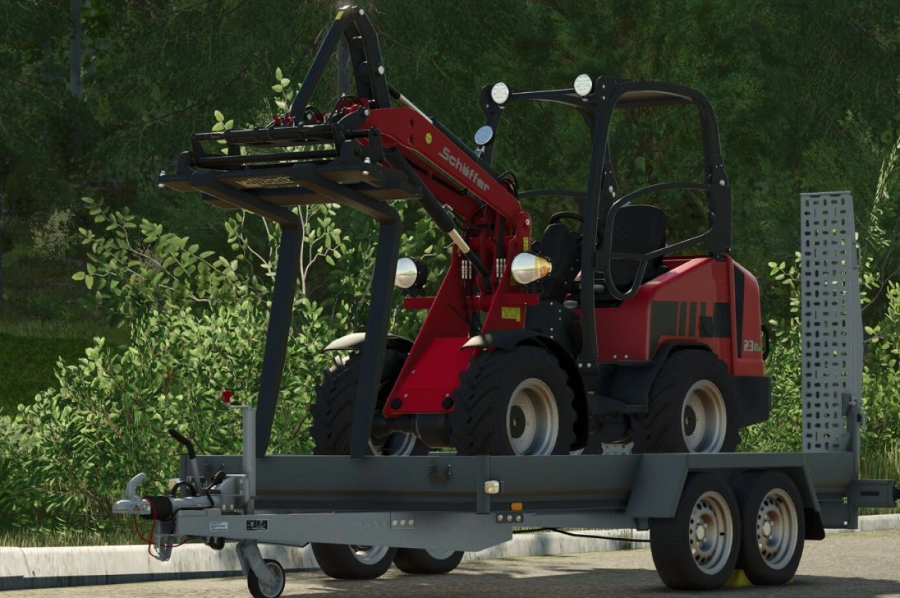 Трейлер Stema Bauma для Farming Simulator 25