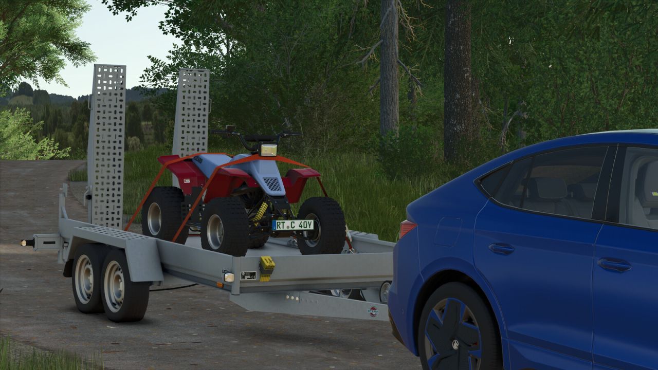 Трейлер Stema Bauma для Farming Simulator 25