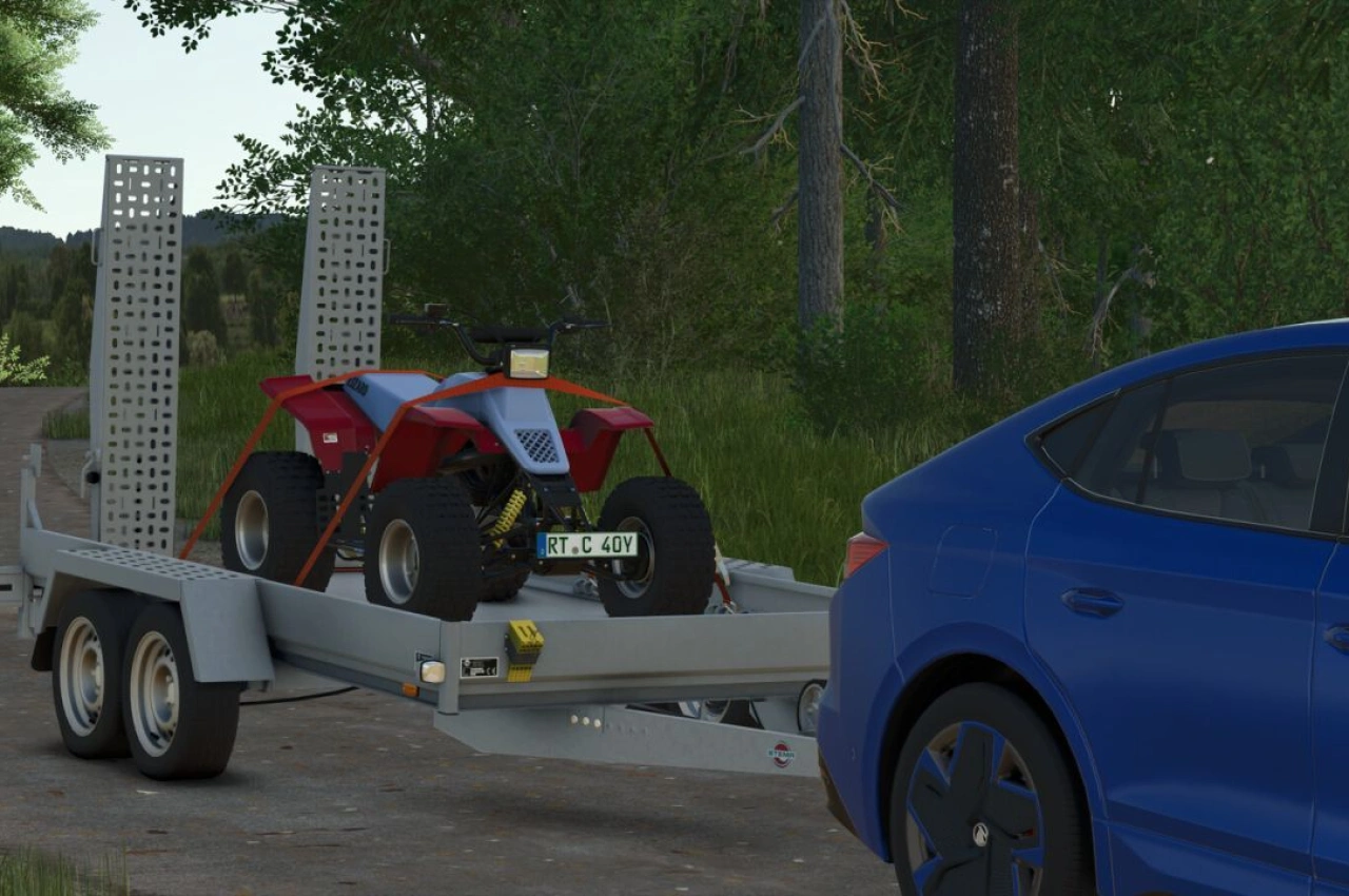 Трейлер Stema Bauma для Farming Simulator 25