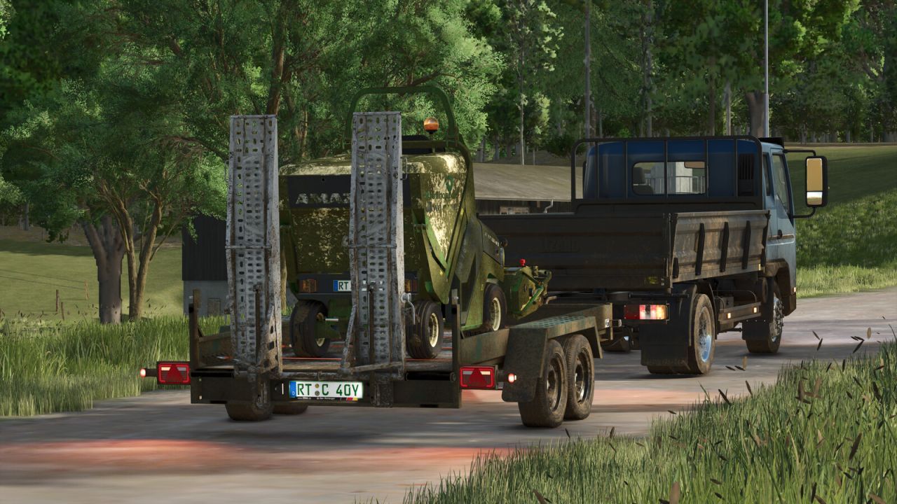 Трейлер Stema Bauma для Farming Simulator 25
