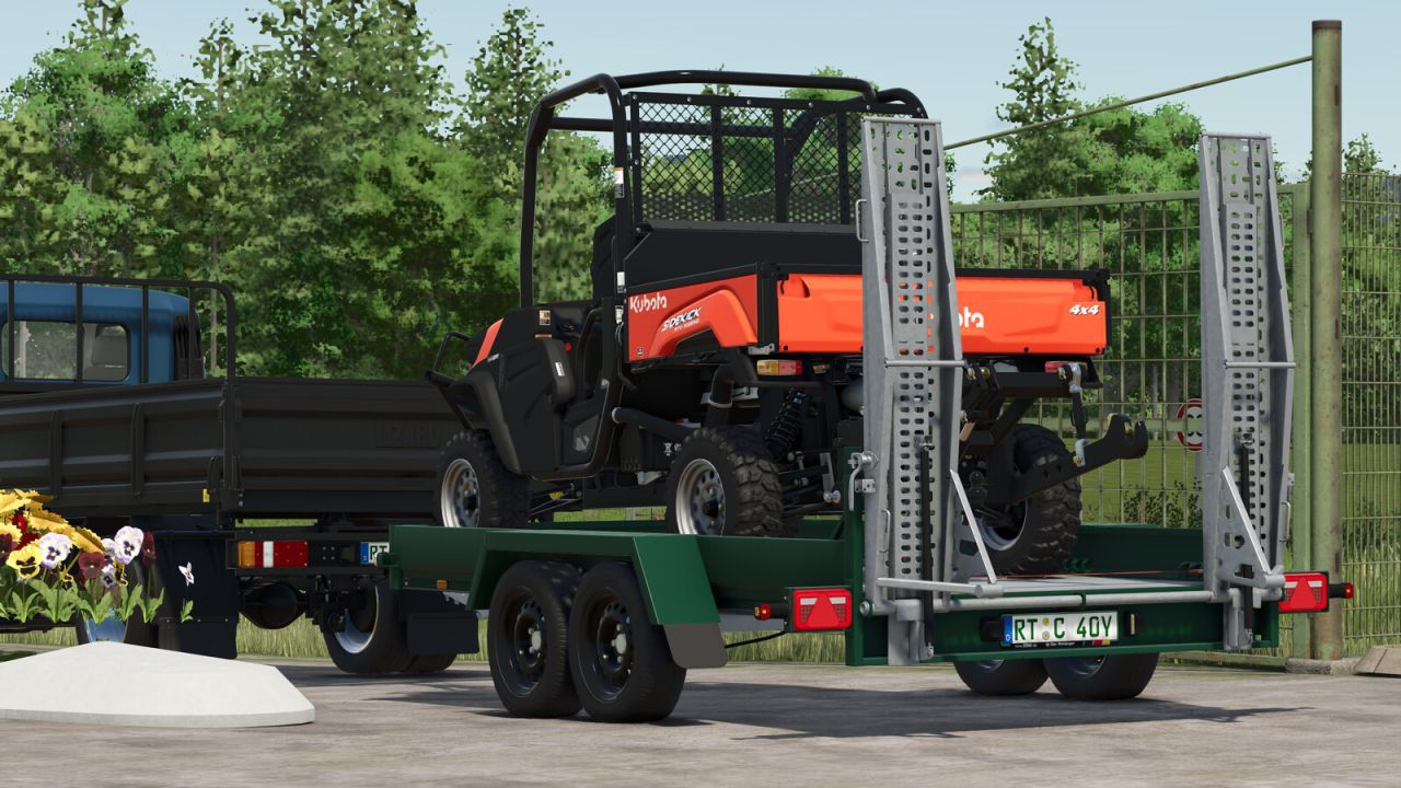 Трейлер Stema Bauma для Farming Simulator 25