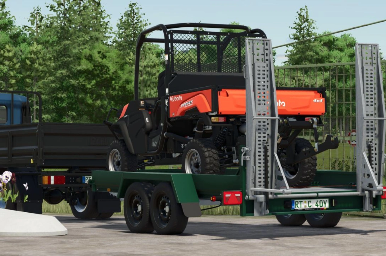 Трейлер Stema Bauma для Farming Simulator 25