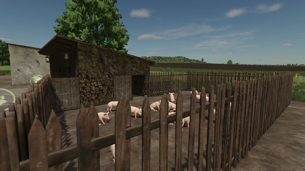 Стара свинарня для Farming Simulator 25