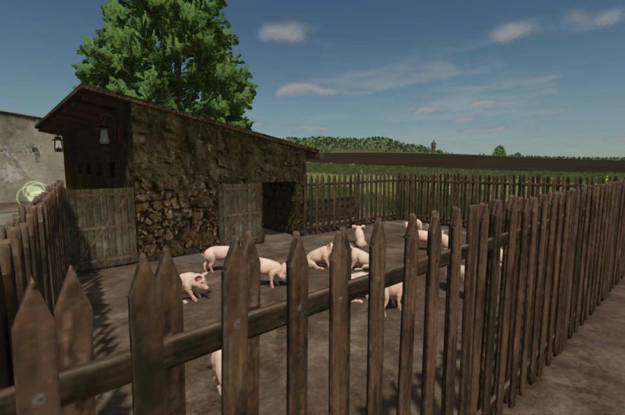 Стара свинарня для Farming Simulator 25