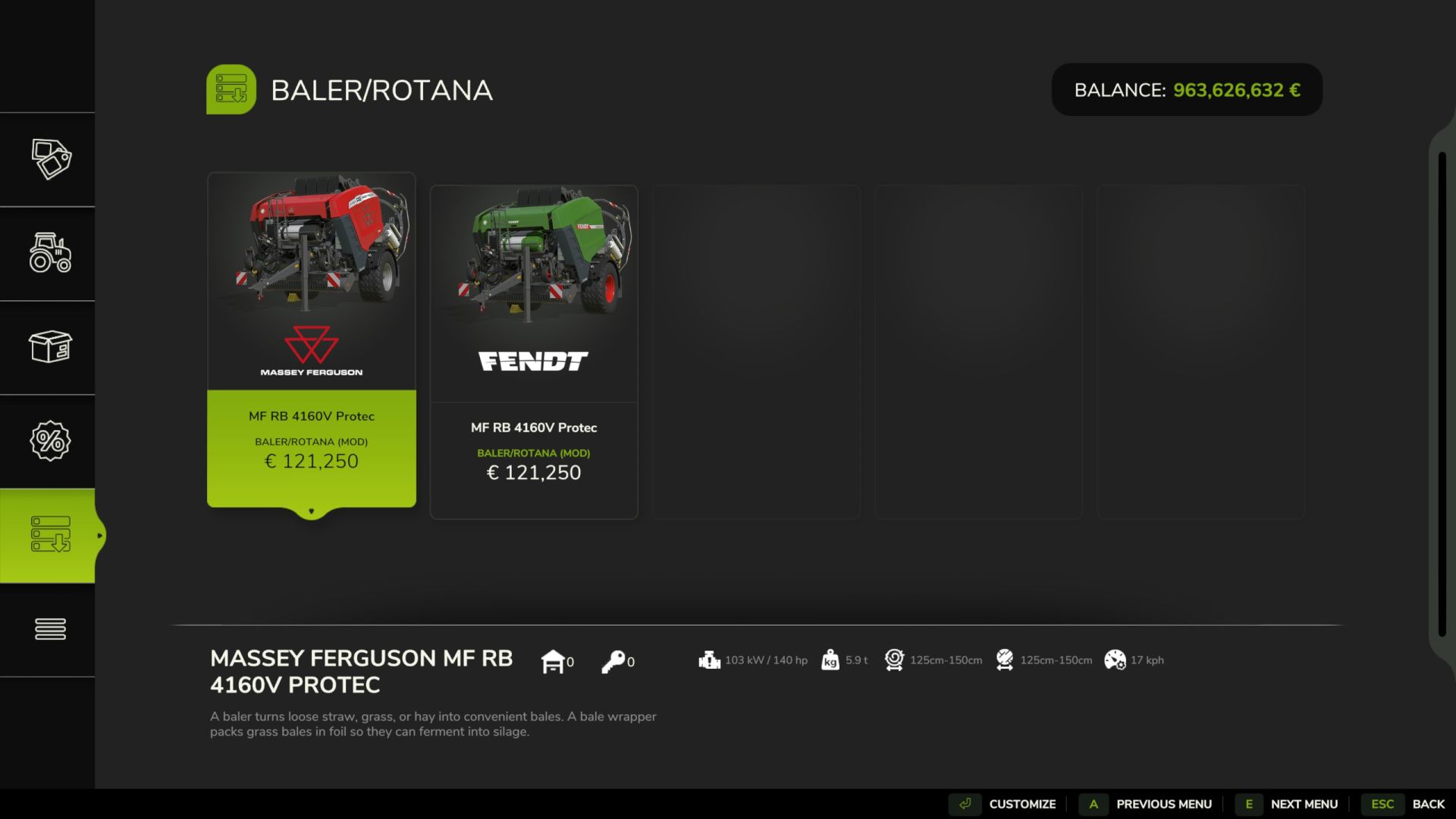 Fendt Rotana з камерою для Farming Simulator 25 - Скріншоти