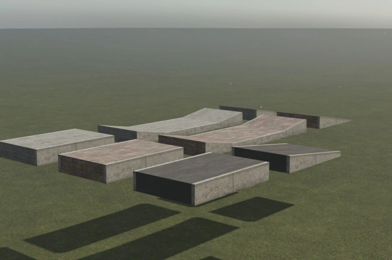 Пакет тротуарів (Prefab) для Farming Simulator 25