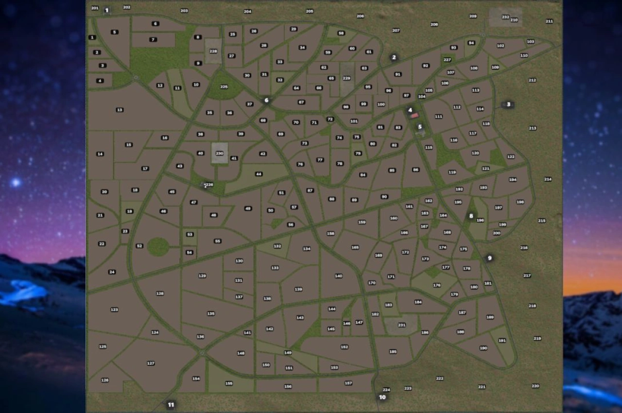 Карта FrechDachs 4x для Farming Simulator 25