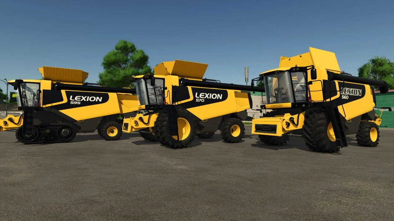 Комбайн CLAAS Lexion 560-590 US для Farming Simulator 25