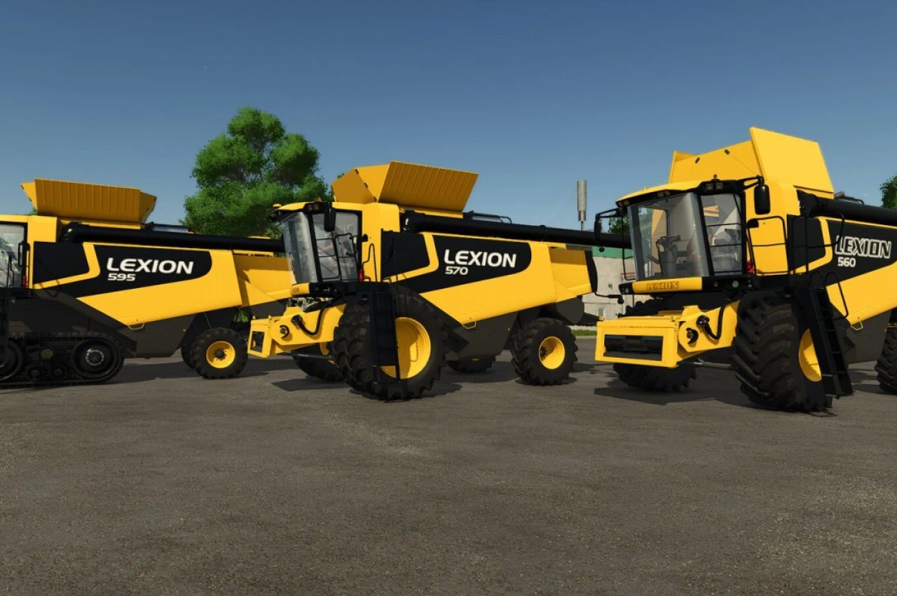 Комбайн CLAAS Lexion 560-590 US для Farming Simulator 25