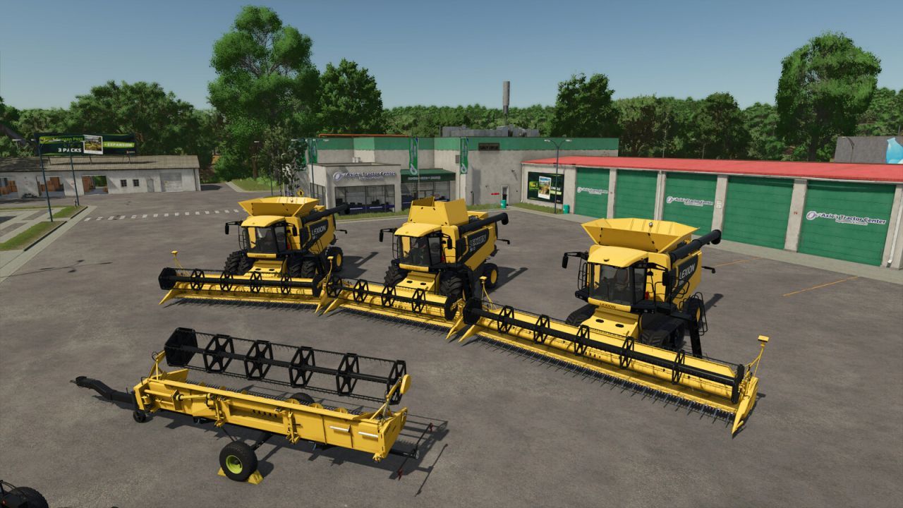 Комбайн CLAAS Lexion 560-590 US для Farming Simulator 25