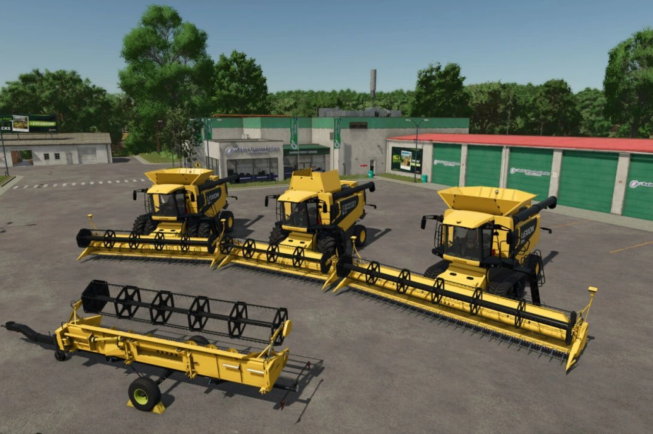 Комбайн CLAAS Lexion 560-590 US для Farming Simulator 25